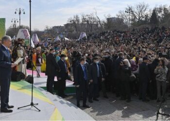 Токаев принял участие в мероприятии по случаю праздника Наурыз