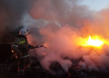 ВКО тушат пожар площадью в 100 га