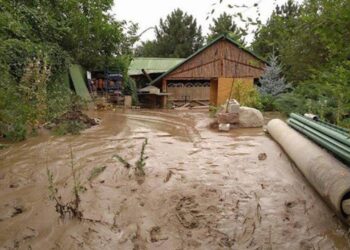 Сильный сель сошел в Жамбылской области