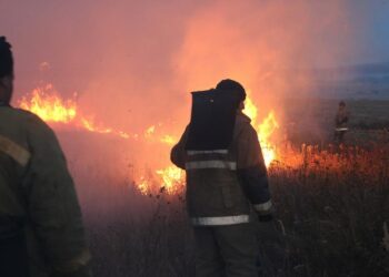 В Карагадинской области спасатели потушили все пожары