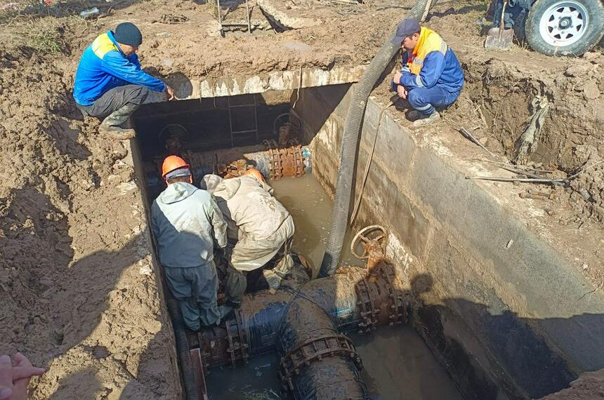 В результате аварии половина Караганды лишилась питьевой воды