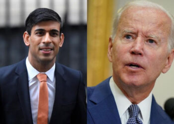 Риши Сунак провел телефонный разговор с президентом США