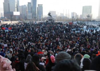 В Монголии прошли крупные митинги