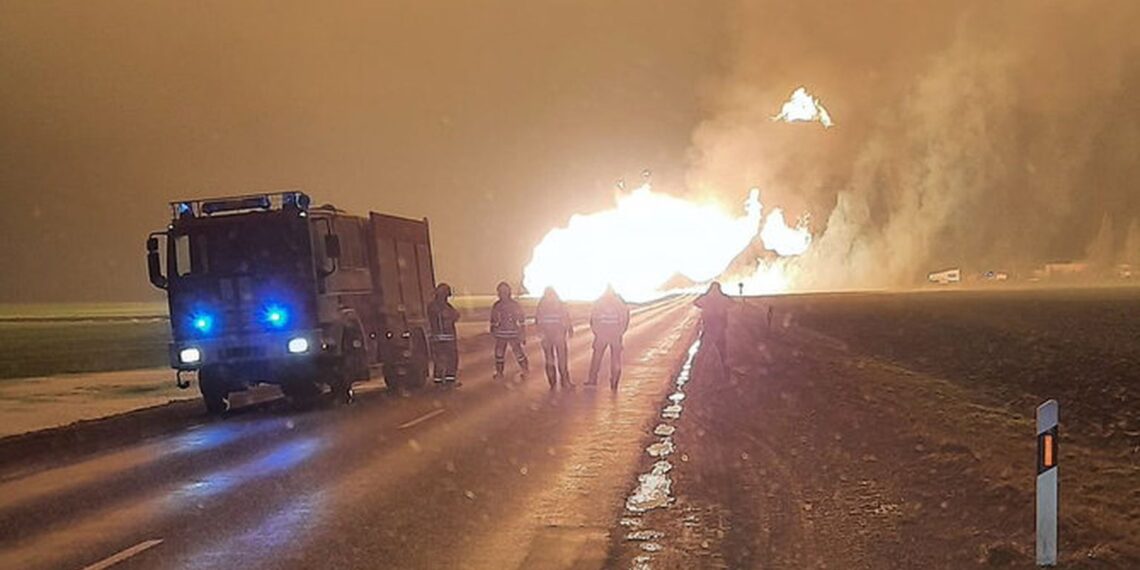 На газопроводе Литва-Латвия прогремел взрыв