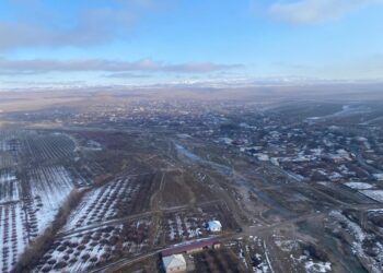 Глава МЧС провел облет районов в Туркестанской области