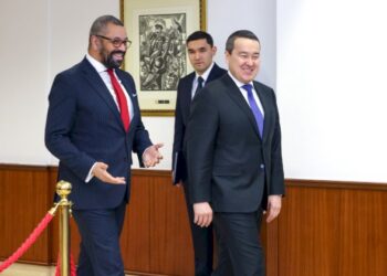 Алихан Смаилов встретился с главой МИД Великобритании