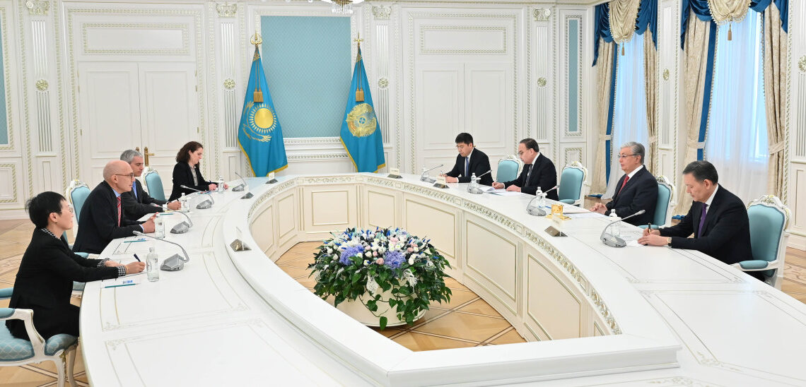 Токаев провел встречу с Верховным комиссаром ООН по правам человека