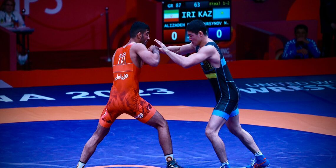 В первый день чемпионата Азии казахстанские борцы завоевали 4 медали