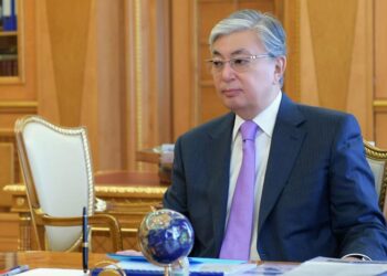 Касым-Жомарт Токаев встретился с Еленой Рыбакиной