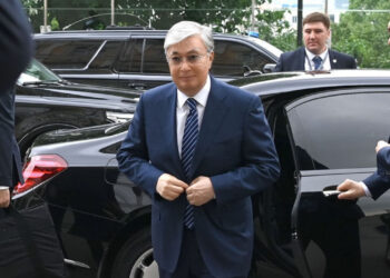 Президент Казахстана прибыл в Большой Кремлевский дворец