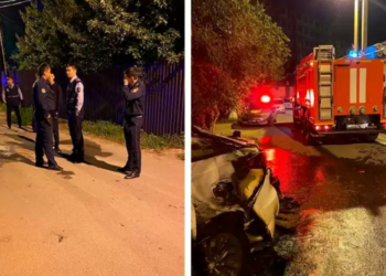 В Атырау подорвали автомобиль журналиста