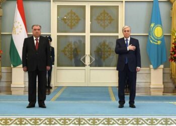 В Акорде состоялась встреча президентов Казахстана и Таджикистана