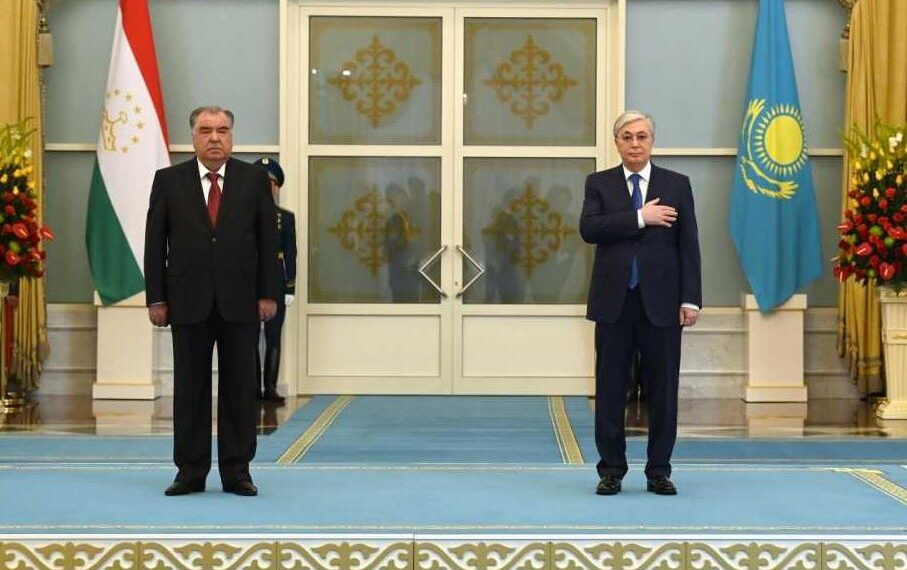 В Акорде состоялась встреча президентов Казахстана и Таджикистана