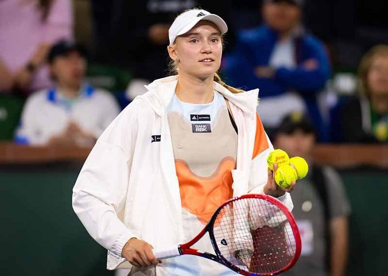 Казахстанская теннисистка Елена Рыбакина снялась с турнира в Истборне