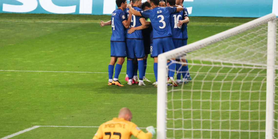 Сборная Казахстана одержала победу над командой Сан-Марино