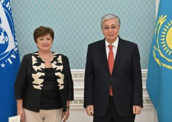 Токаев провел встречу с директором-распорядителем МВФ