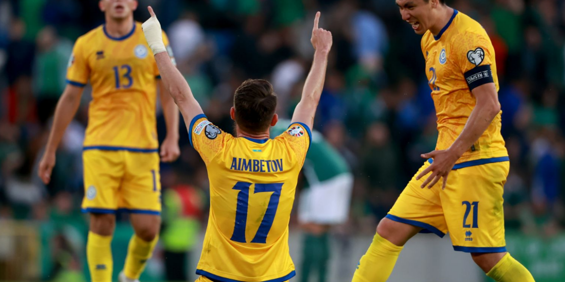 Сборная Казахстана по футболу обыграла команду Северной Ирландии