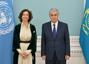 Токаев принял Генерального директора ЮНЕСКО Одрэ Азуле