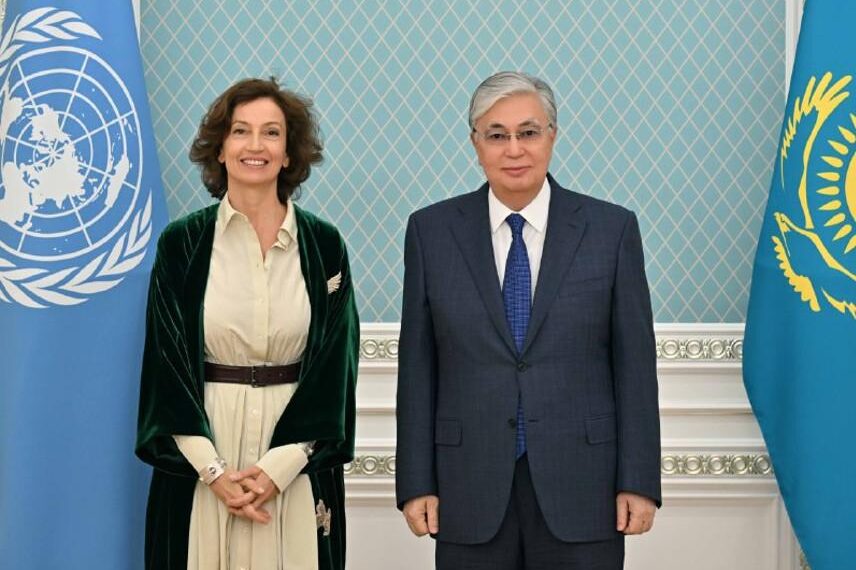 Токаев принял Генерального директора ЮНЕСКО Одрэ Азуле