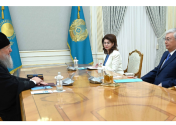 Токаев встретился с митрополитом Астанайским и Казахстанским