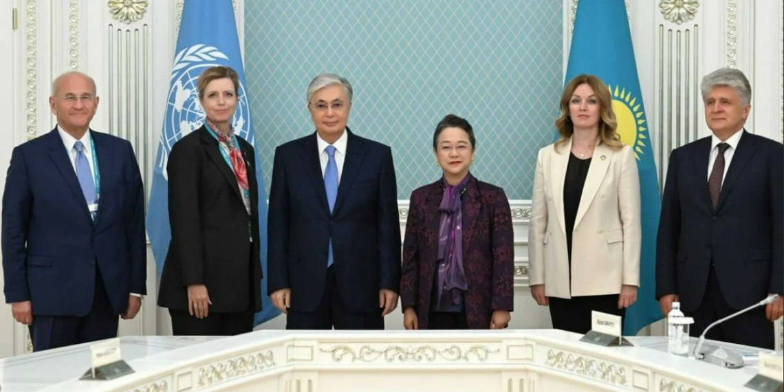 Касым-Жомарт Токаев принял делегацию ООН