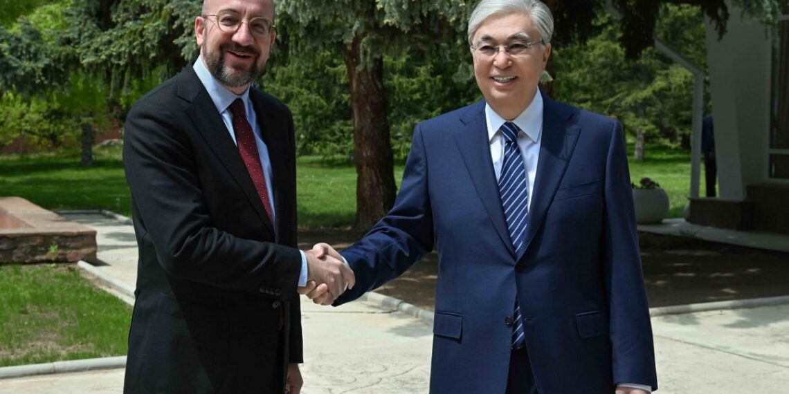 Касым-Жомарт Токаев встретился с главой Евросовета