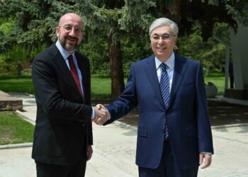 Касым-Жомарт Токаев встретился с главой Евросовета