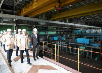 Глава фонда «Самрук-Қазына» посетил Экибастузский ГРЭС-1 и ГРЭС-2