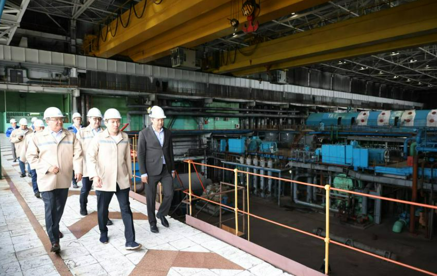 Глава фонда «Самрук-Қазына» посетил Экибастузский ГРЭС-1 и ГРЭС-2