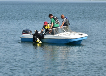 В Казахстане началась очистка Астанинского водохранилища