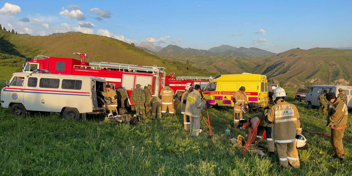 В лесничестве «Ертіс Орманы» Павлодарской области горя деревья