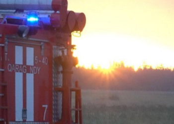 В Павлодарской области возник очередной пожар