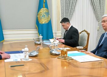 Токаев принял председателя правления корпоративного фонда UMC Юрия Пя