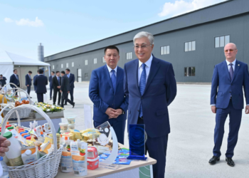 Глава Казахстана ознакомился с продукцией предприятий Павлодарской области