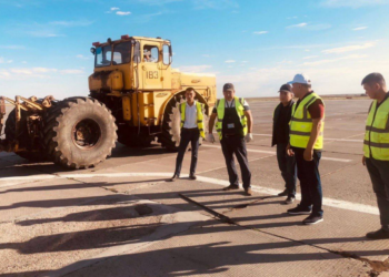 В аэропорту Актобе заменят тысячу плит