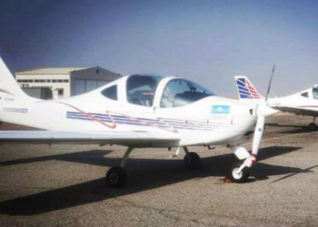 В Карагандинской области Казахстана произошло катастрофическое падение легкомоторного самолета