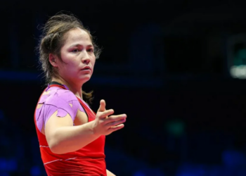 Казахстанская спортсменка завоевала бронзу на ЧМ по вольной борьбе