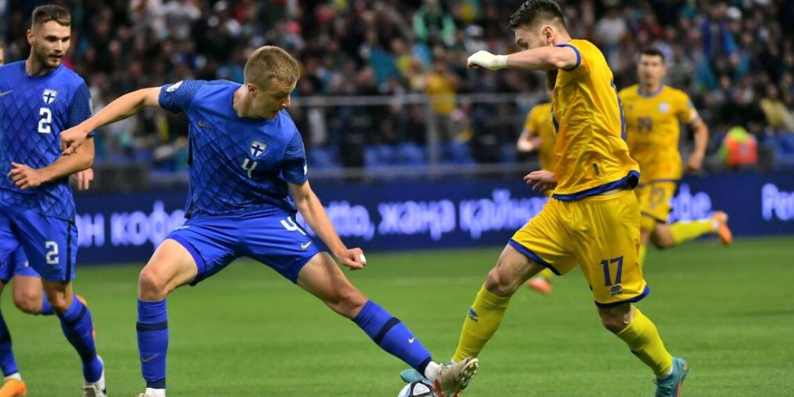 Сборная Казахстана по футболу уступила сборной Финляндии со счетом 0:1