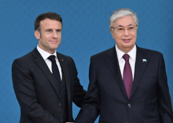 Макрон пригласил Токаева на Форум мира в Париже в 2024 году