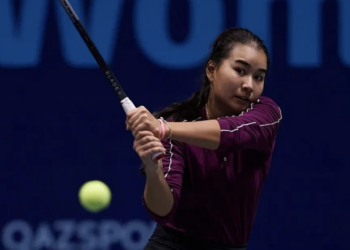 Теннисистка Сандугаш Кенжибаева выбыла из турнира в Тунисе