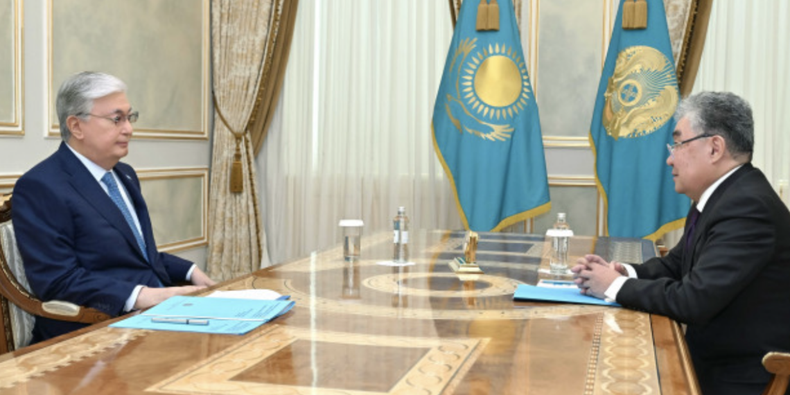 Токаев принял Председателя Исполнительного комитета МФСА Асхата Оразбая
