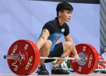 Казахстанский тяжелоатлет Акмолда Сайрамкез завоевал «серебро» на чемпионате Азии
