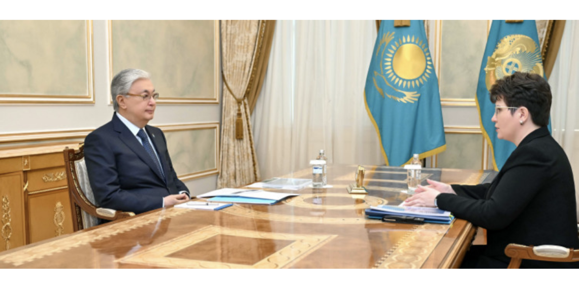 Токаев принял председателя Высшей аудиторской палаты