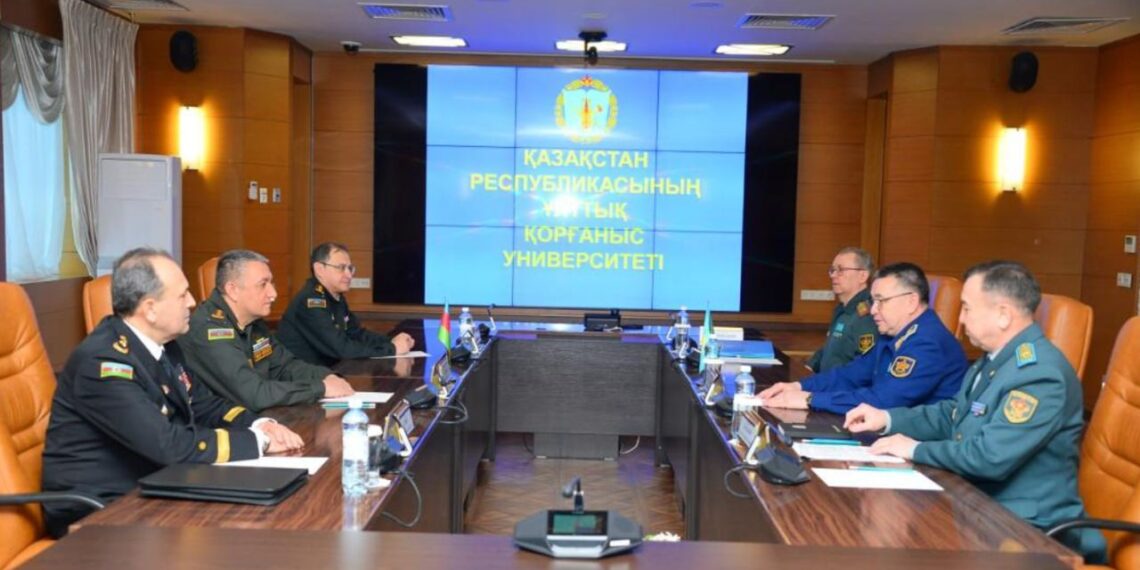 Университеты оборонных ведомств Казахстана и Азербайджана налаживают сотрудничество