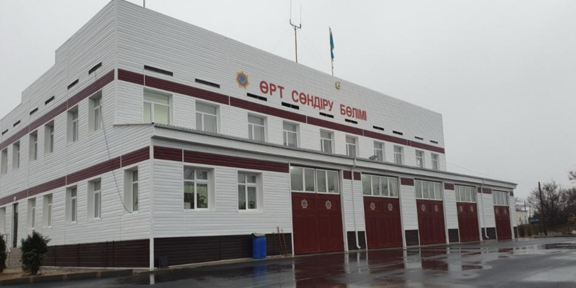 Новое пожарное депо открылось в Туркестанской области