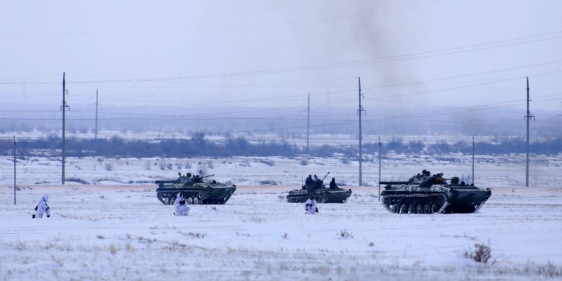 Активная фаза двустороннего командно-штабного учения прошла в Карагандинской области