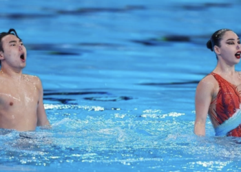 Казахстанские спортсмены завоевали две медали на этапе Кубка мира по артистическому плаванию в Пекине