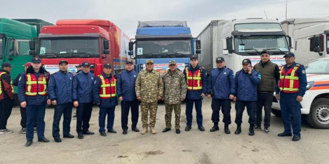 Из Кыргызстана в Актобе прибыла гуманитарная помощь