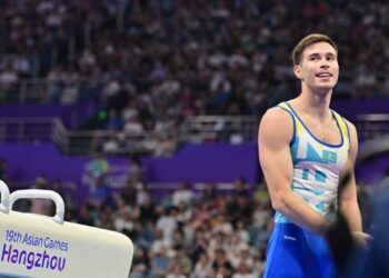 Казахстанский гимнаст завоевал «золото» на чемпионате Азии в Ташкенте