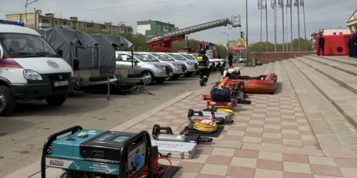 Спасатели области Улытау получили ключи от новой техники